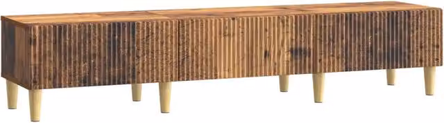 Mobile TV-Credenza in legno ingegnerizzato marrone stile moderno L/P/H: 147 x 34,5 x 30 cm