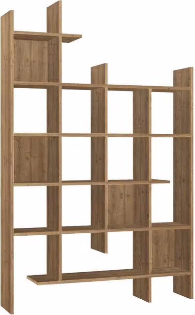 Libreria in legno "Manco" - 122 x 25 x 188 cm - Hitit