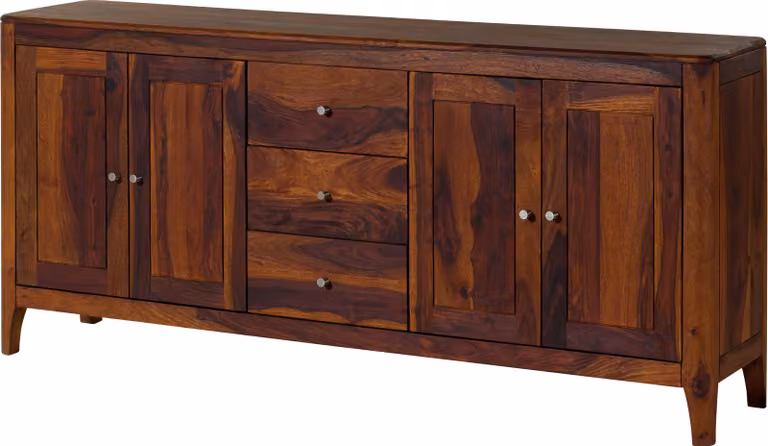 MASSIVMOEBEL24 | Credenza Zusatz walnuss 178x40x80 oliato noce BROOKLYN #28