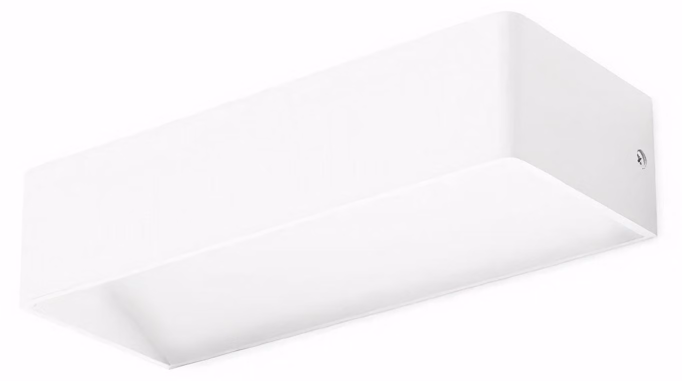 LEDS C4 Lampada da esterno a incasso - 11,5 W, luce bianco caldo, 598 lm, colore bianco