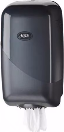 Distributore di rotoli di pulizia nero mini