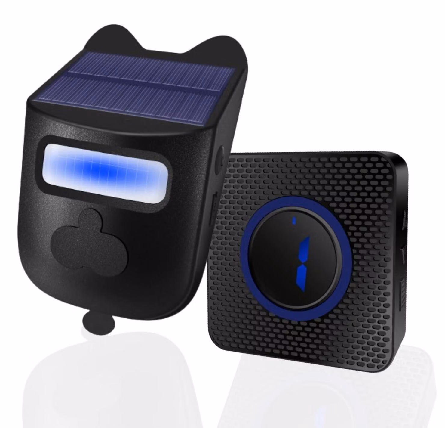 Allarme per vialetti alimentato a energia solare, sensore di movimento wireless, portata di 180 metri