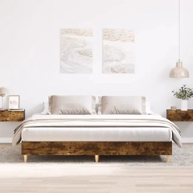 Giroletto vidaXL in legno di pino marrone con doghe piatte per camera dei bambini L/P: 180 x 200 cm – 1
