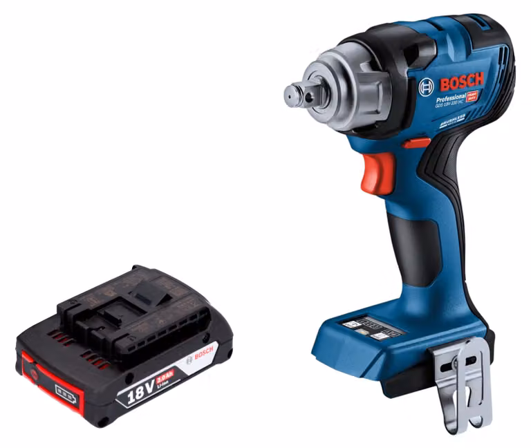 Bosch GDS 18V-330 HC Avvitatore a impulsi professionale a batteria 18 V 330 Nm 1/2" brushless + 1x batteria ricaricabile 2,0 Ah - senza caricabatterie