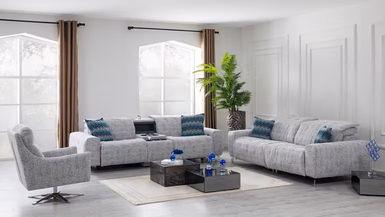 Sofagarnitur 2+2+1 Sitzer Set Design Sofa Polster Couchen Couch Modern Garnitur