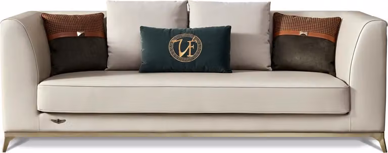 Moderne Design Sofagarnitur Sitz Polster Couch Sofas 3+2+1 Gruppe Garnituren