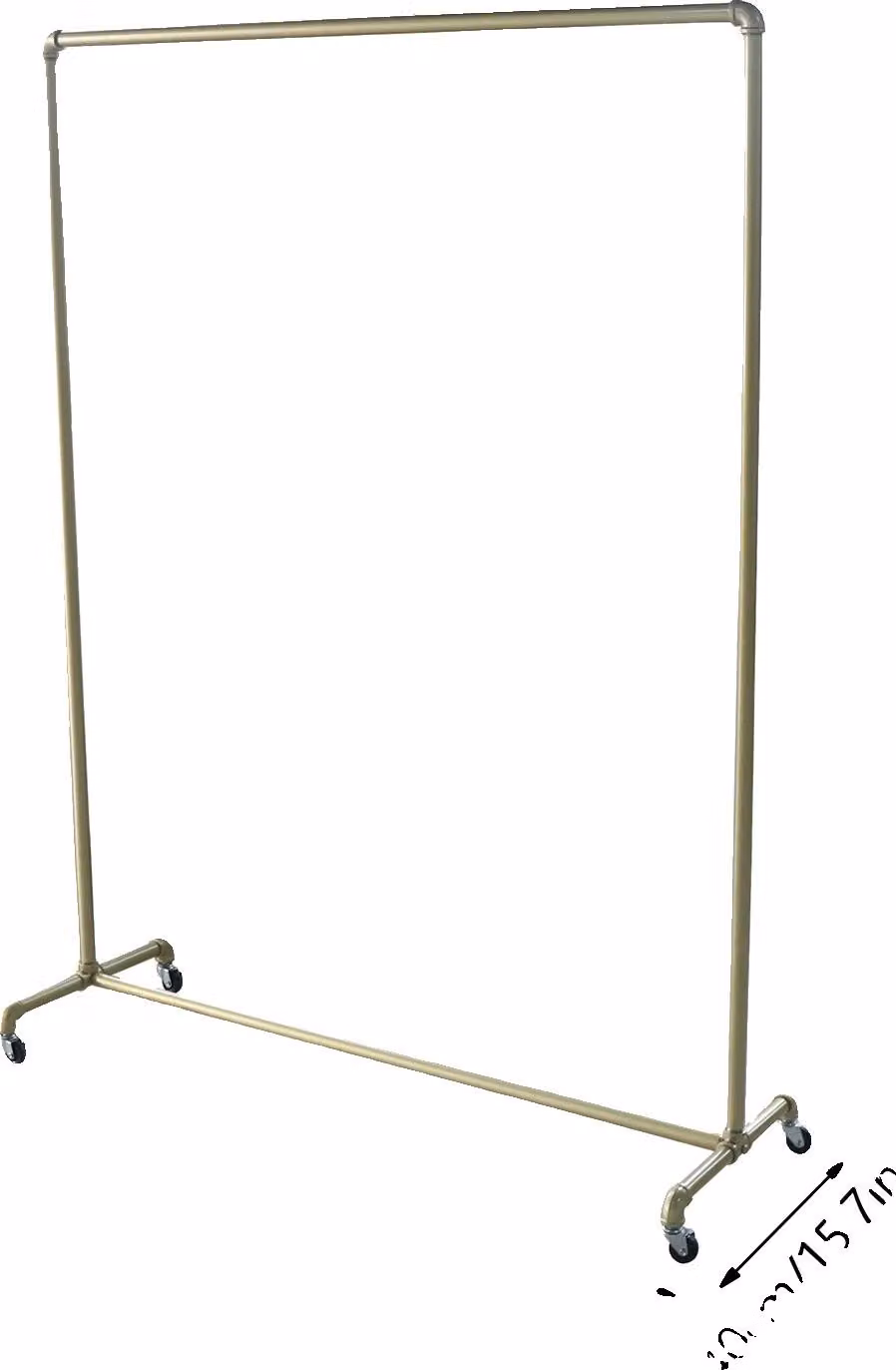 Appendiabiti, design resistente, facile da spostare, oro