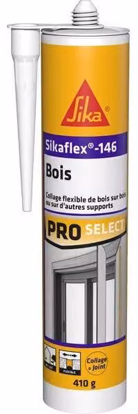 Stucco adesivo per legno Sikaflex - 146 marrone SIKA, 410 g