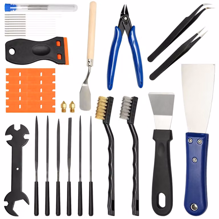 Kit di strumenti per stampante 3D da 39 pezzi, completo di accessori