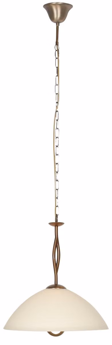 Lampada a sospensione - bronzo - Anthea - vetro metallo - Ø 45cm - E27 - 4327BR - Steinhauer