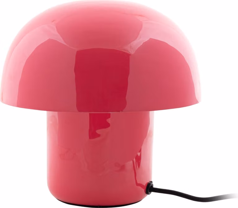 Leitmotiv - Lampada da tavolo Fat Mushroom Mini - Rosa brillante
