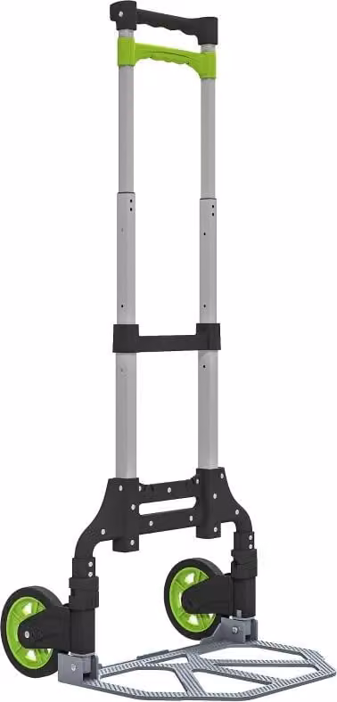 Carrello a mano pieghevole Fortuna Lai in alluminio con maniglia telescopica regolabile in altezza 100 cm