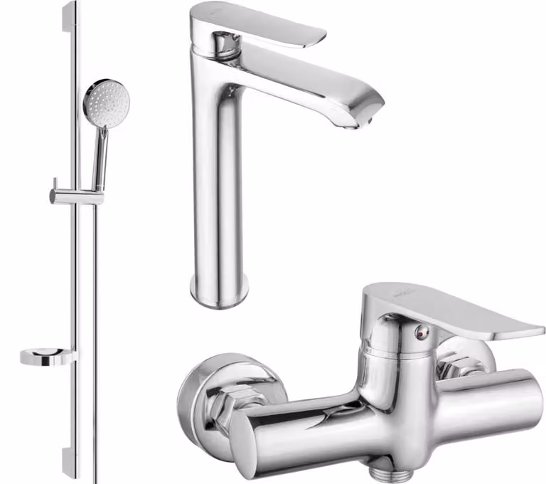 Mexen Pecos DS75 set doccia, cromo - 72714DS75-00
