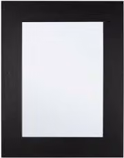 Specchio rettangolare senza luce Bizzotto Tiziano nero L: 72 cm, H: 92 cm