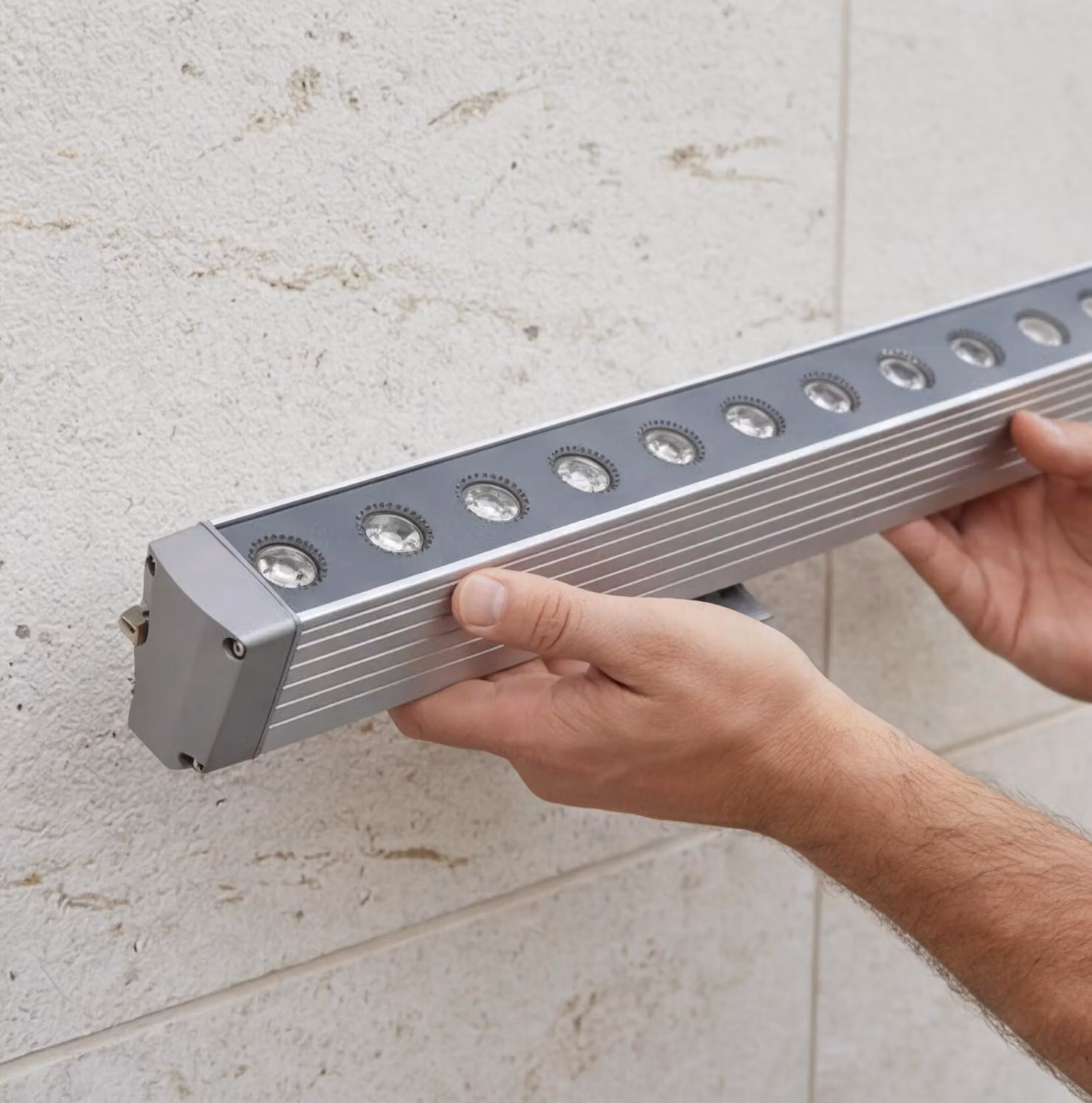 Lampada da esterno LED C4 Convert - Luce neutra, colore grigio