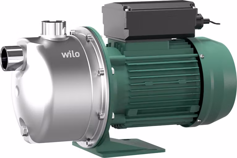 Pompa centrifuga ad alta pressione Wilo Jet WJ con maniglia di trasporto, 1~230 V WJ 203, 0,75 kW 4081225