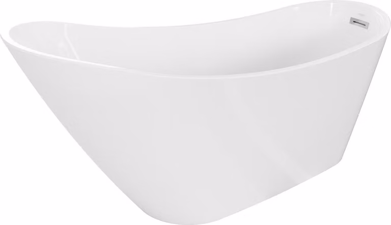 Vasca freestanding OVIEDO 170x76 cm BIANCO CROMO