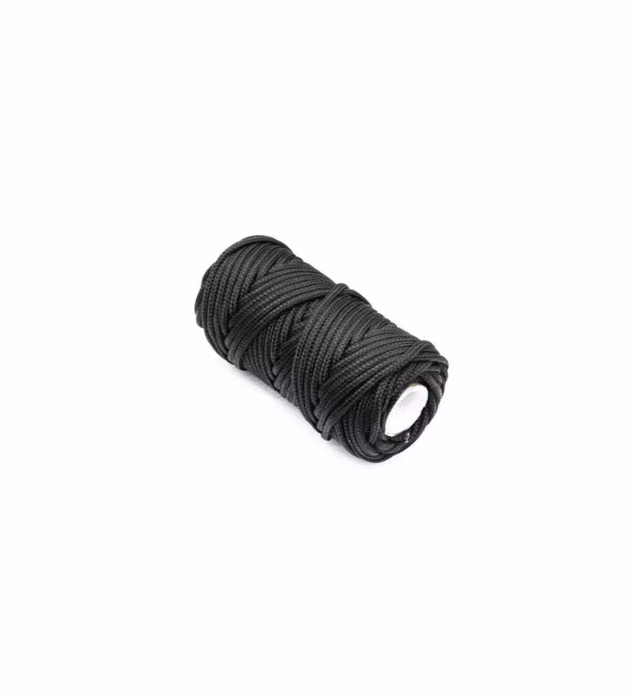 STANDERS Corda polipropilene 3 mm nera 50 m per campeggio resistente