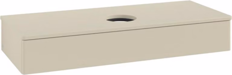 V&B Mobiletto senza struttura frontale, con illuminazione Antao 120x19x50cm, WBP colore Lac, si Gr m Lac