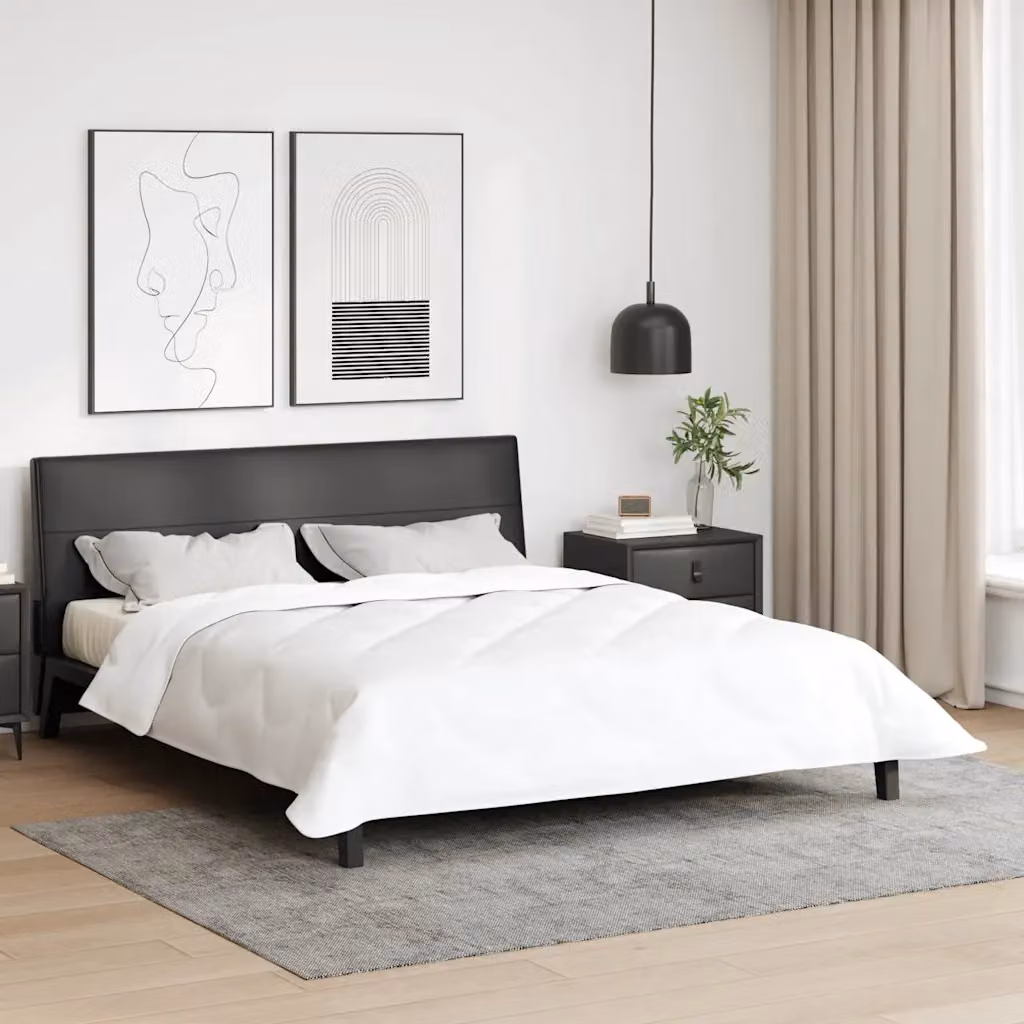 vidaXL Piumone Invernale in Microfibra Traspirante, Bianco, L 240 x L 220 x H 3 cm