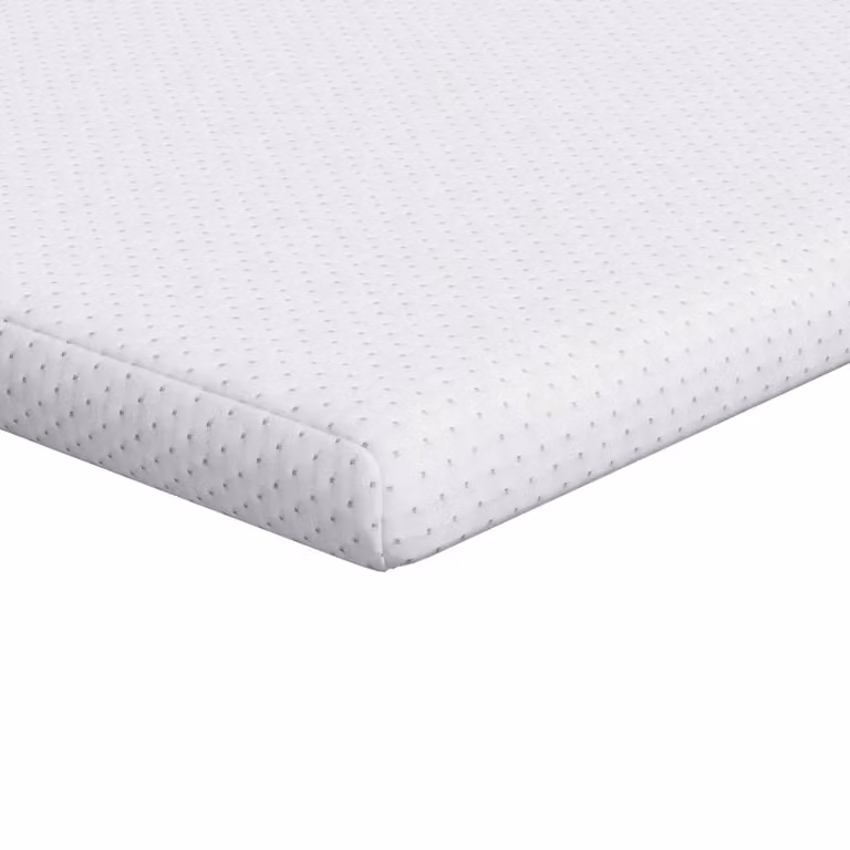 Topper per materasso vidaXL in tessuto Jacquard bianco L/P/H: 200 x 140 cm