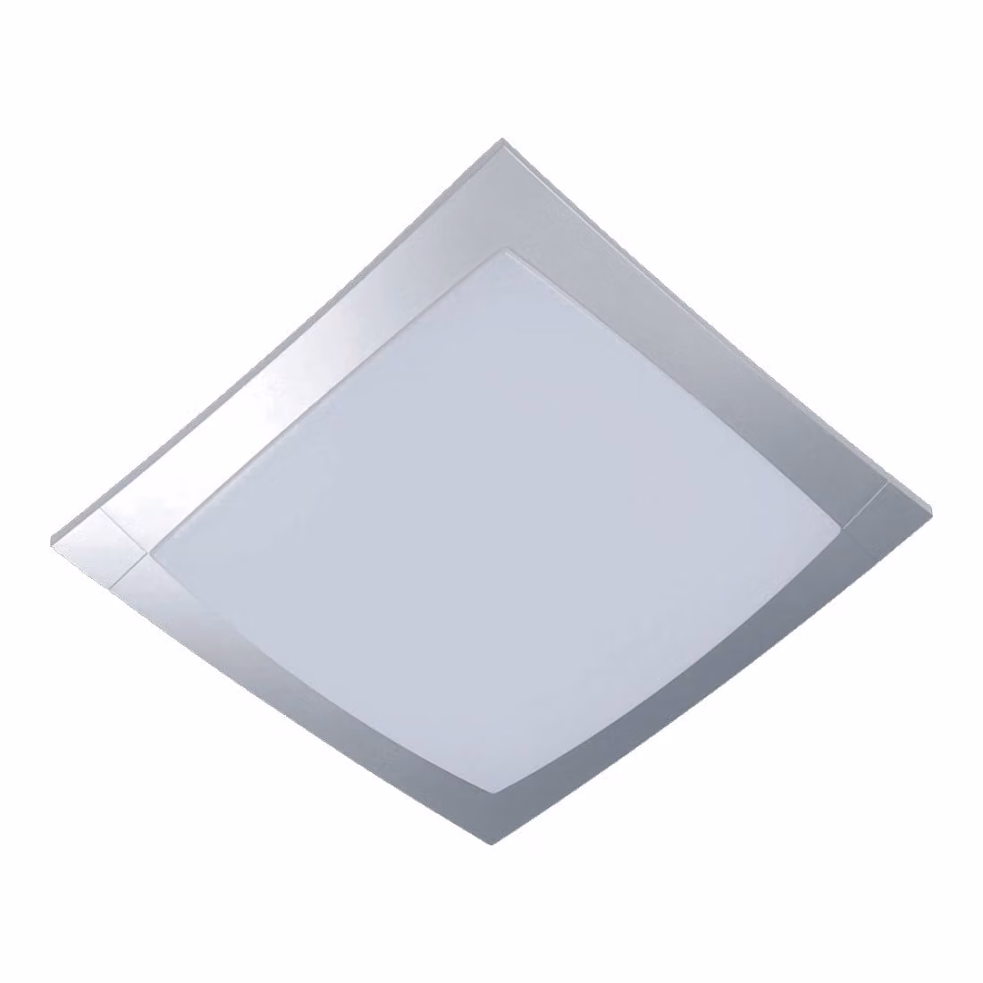 Plafoniera TITANIUM 2xT5/22W+40W, argento/opal L: 550, L: 75, H: 550, dimmerabile