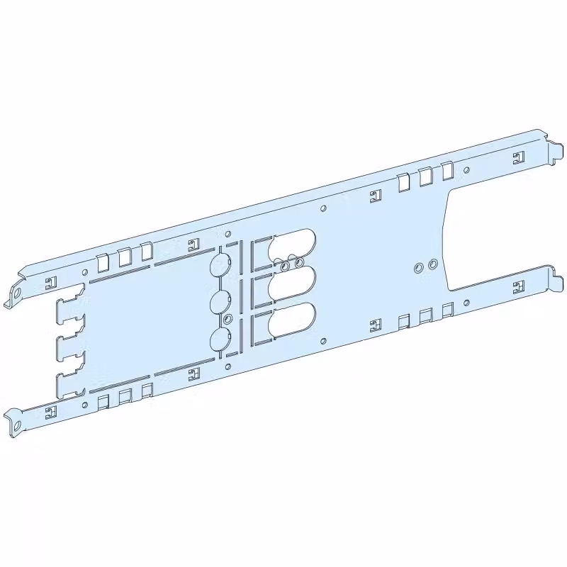 Schneider Electric PrismaSeT-P, piastra di montaggio, ComPacT NSX/NSX Vigi100-250 a 3 poli, connessione a innesto, orizzontale, larghezza = 650 mm, altezza = 3 moduli LVS03413