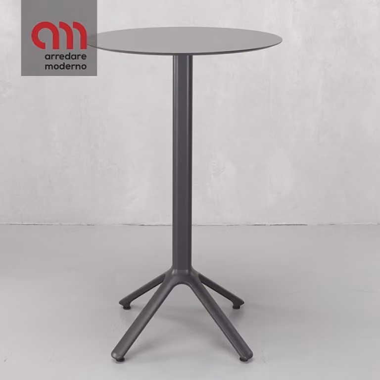 Tavolino Bar Nemo Scab fisso H.110 con piano stratificato compact