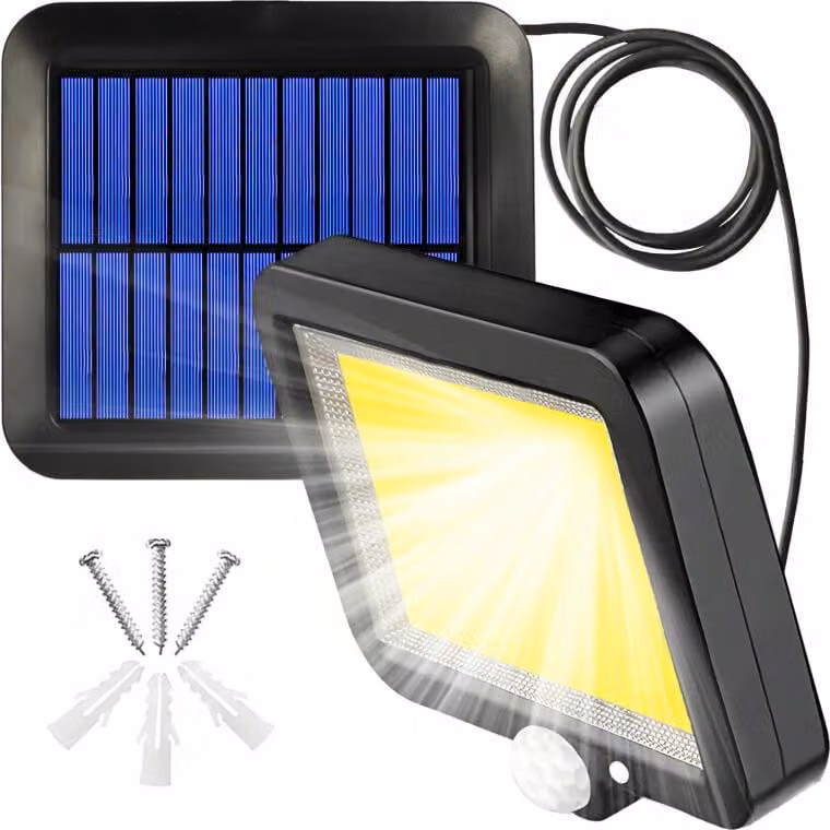 Lampada Solare Con Sensore Di Movimento E Sensore Crepuscolare