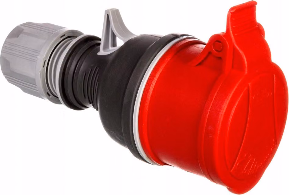 ELEKTROMET | Dispositivo Di Alimentazione GPP-16/5 - Rosso - IP44 - Ergonomico - Resistente