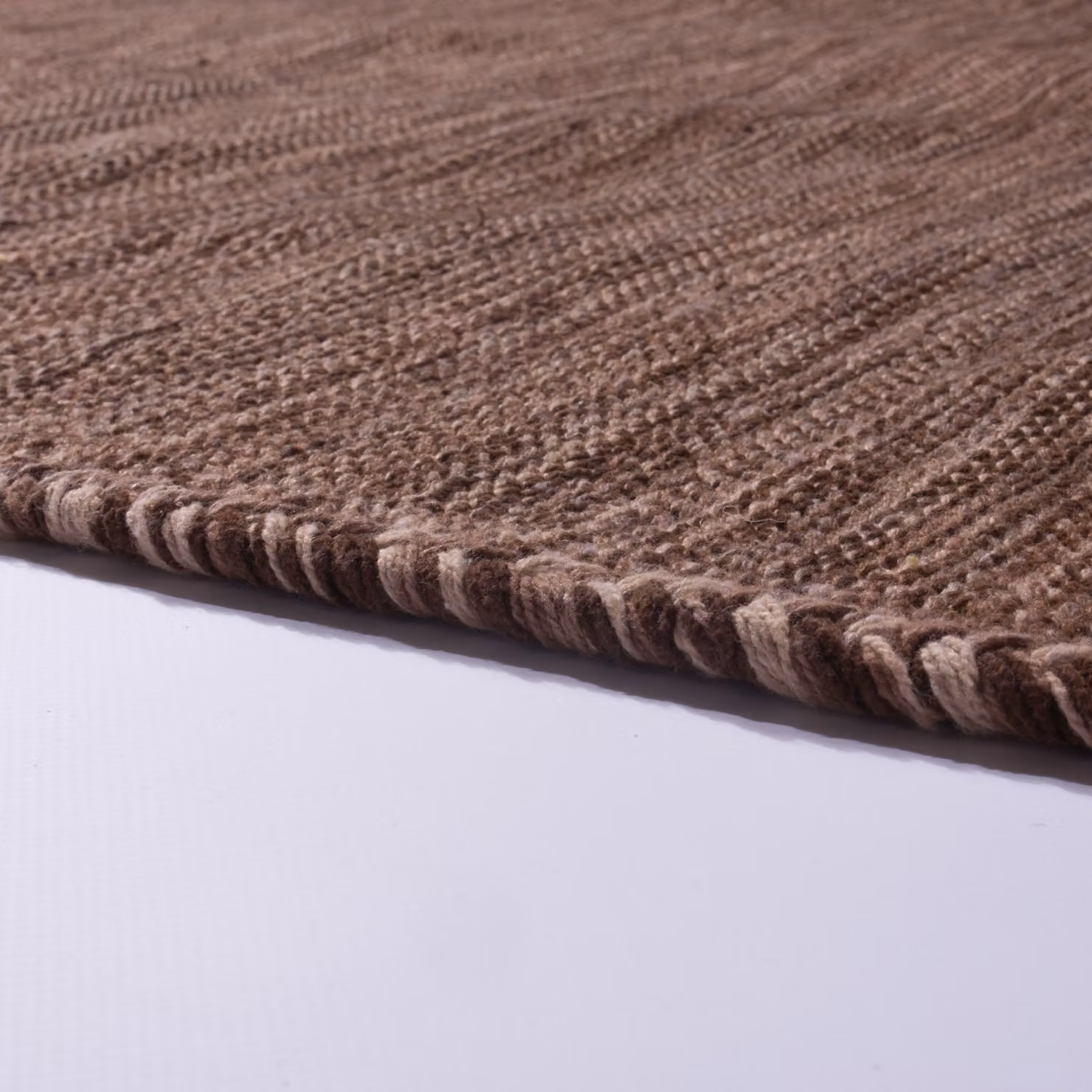 Tappeto Kilian tessuto a mano in cotone stile scandinavo marrone L: 120 cm, P: 170 cm – 3