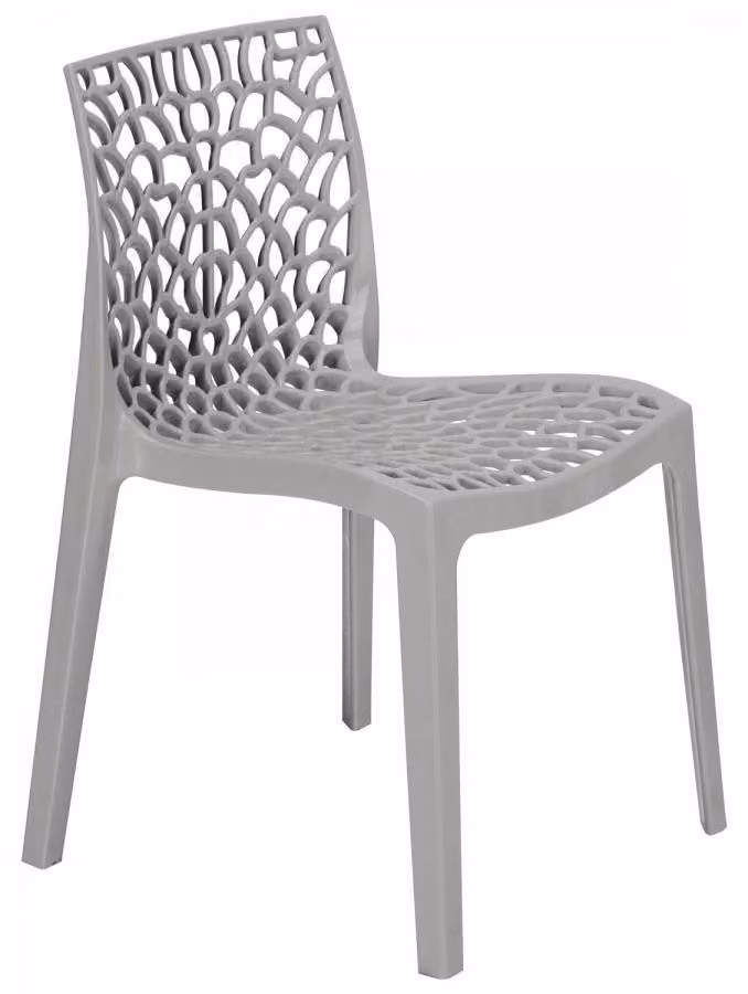 Sedia Gruvyer in polipropilene – Grigio Perla – Grand Soleil