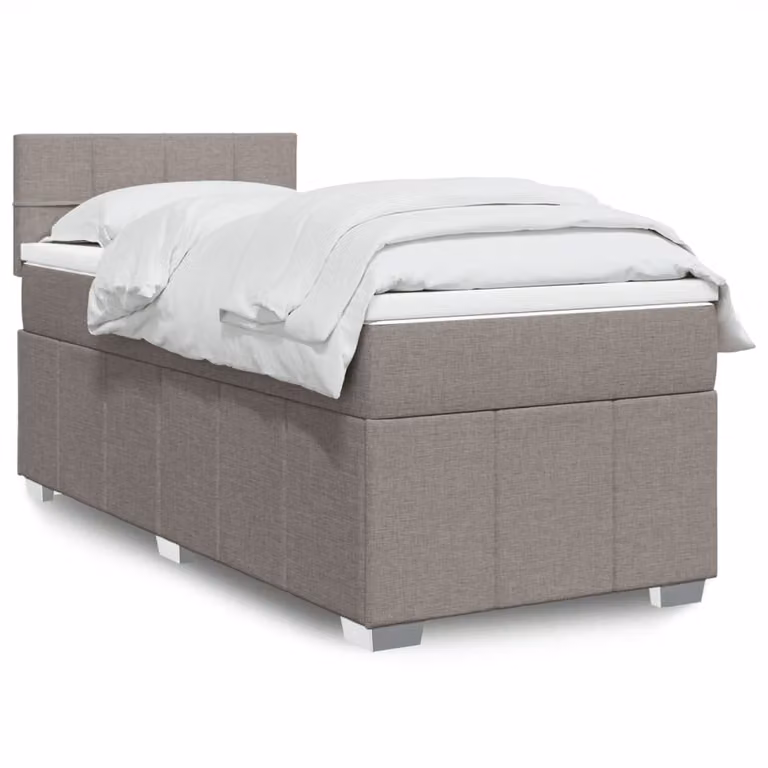 Letto Ibrido vidaXL con Materasso a Molle Insacchettate in Tessuto, L/P: 100 x 200 cm