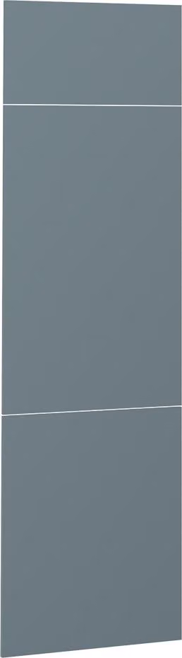 Frontale cucina Vicco R-Line Grigio-blu 59.6 x 196 cm frontale del mobile per mobile per frigorifero, Model 40942