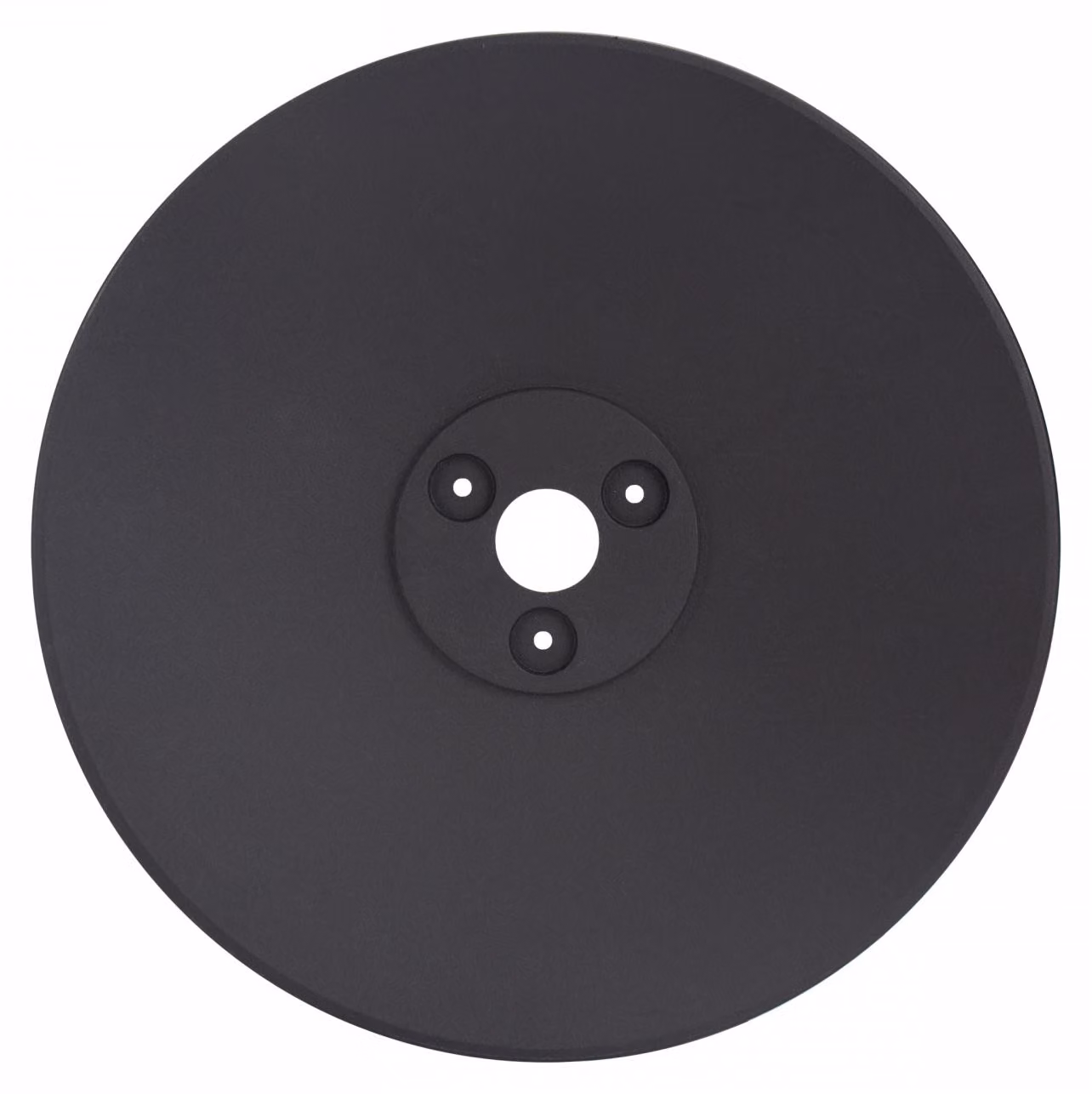 PIATTA: Plafoniera LED, base piatta, diametro 30 cm, 12W, colore nero