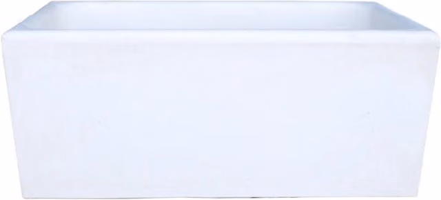 Pilozza calcestruzzo cemento serie ostuni design moderno bianco verniciabile *** misure 75 x 55 x h.30 cm, confezione 1