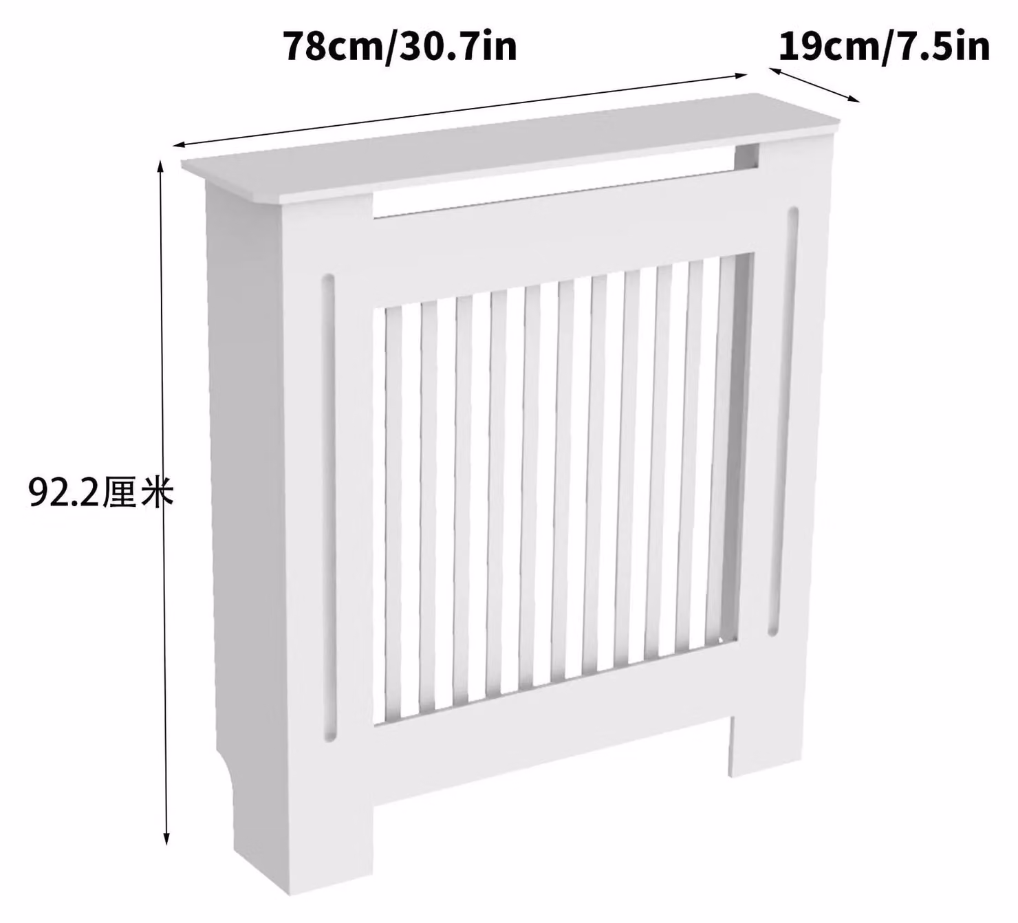 Rivestimenti per radiatori - Coperture per radiatori - Arredamento per soggiorno - Stile moderno minimalista - Verticale - Piccolo