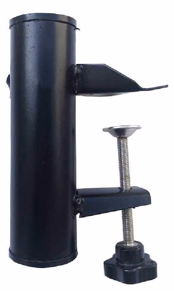 Solidchoice - Portaombrelli in acciaio per balcone, confezione da 2 pezzi