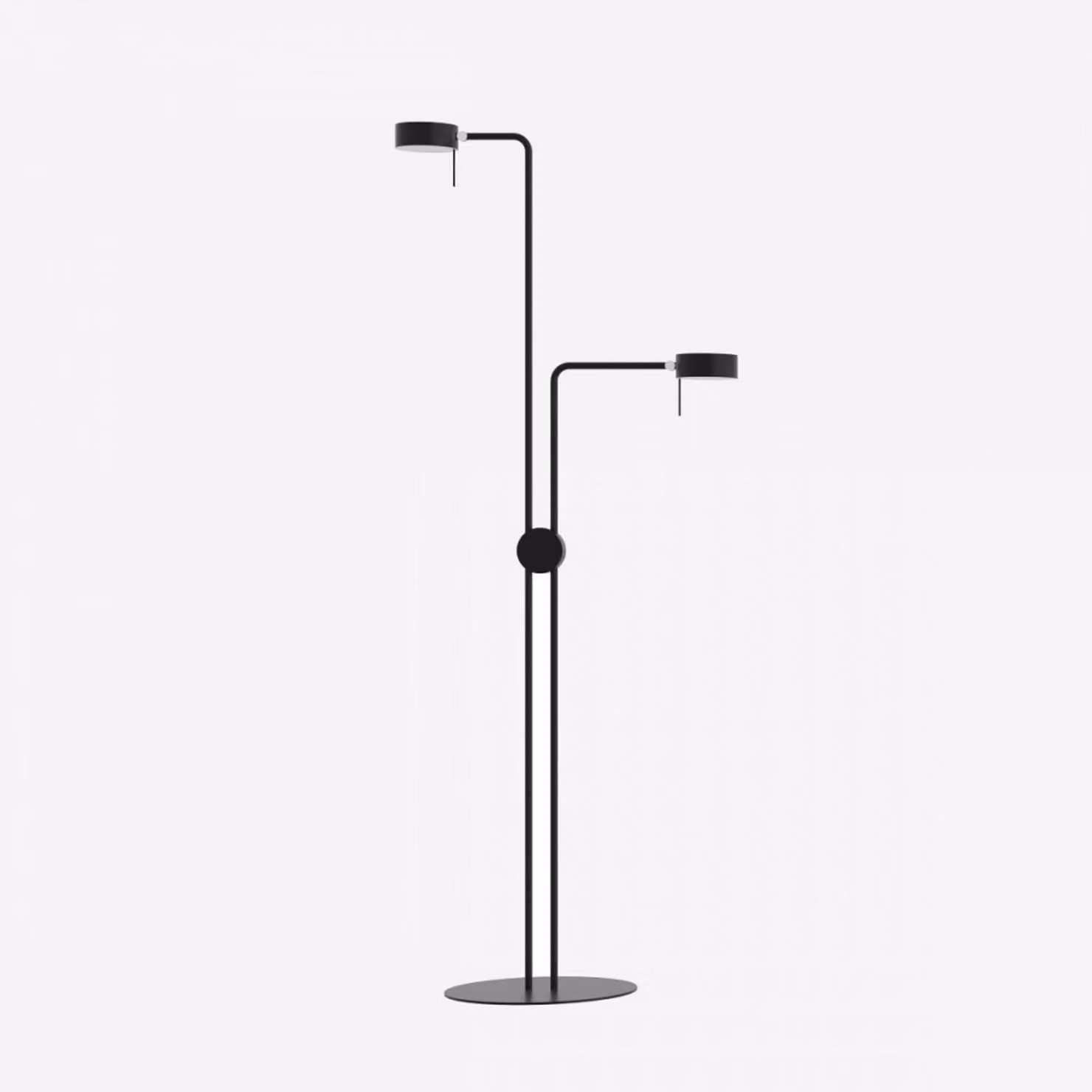 Lampada da terra LUCIS OMNIA 19 W LED 4000 K, vetro acrilico bianco LR2.K2.O2.60