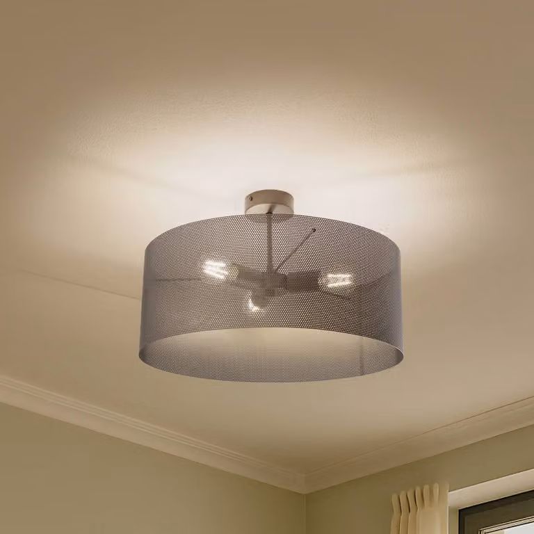 Plafoniera soffitto Zofia Domiluce, dimmerabile, Marrone / Ruggine, Soggiorno / Sala da pranzo, Metallo, Moderno, Plafoniera