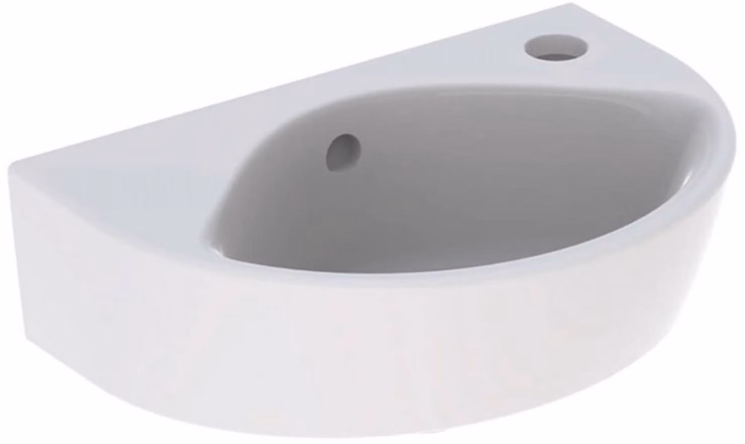 Geberit Renova, lave-mains à saillie réduite, 500374, 500.374.01.1, 500.374.01.1