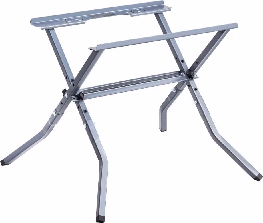 Supporto per sega da banco pieghevole ottimizzato e robusto - Capacità di carico di 158 kg - Dimensioni 610x490x580 mm - Ideale per gli appassionati di bricolage e i professionisti del settore