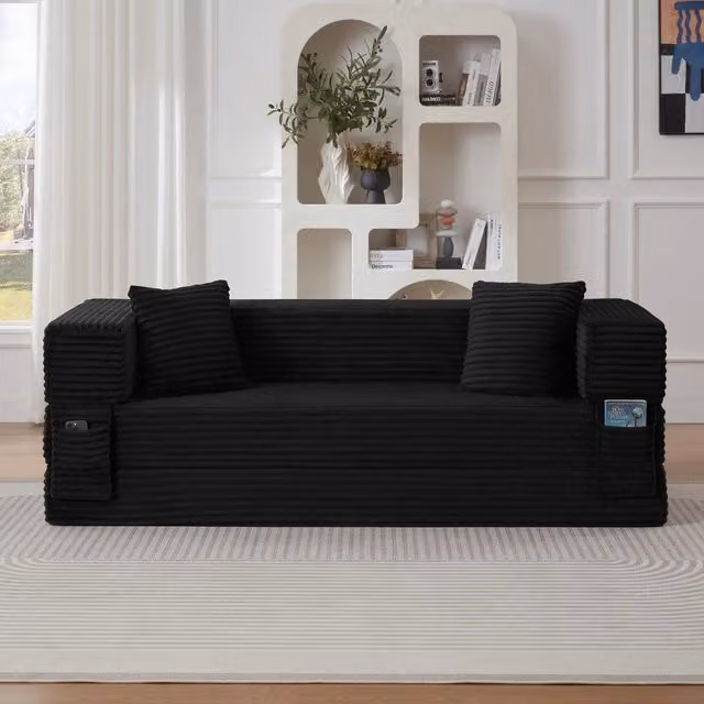 Divano letto in tessuto ¨C Minimal ¨C design quadrato moderno