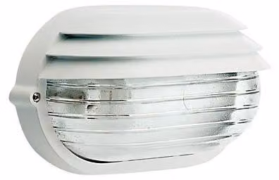 Lampada Applique Ovale Grande Colore Bianco per Esterno Linea Palpebra Sovil