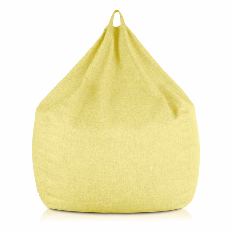Poltrona sacco Pouf Piuma Giallo M