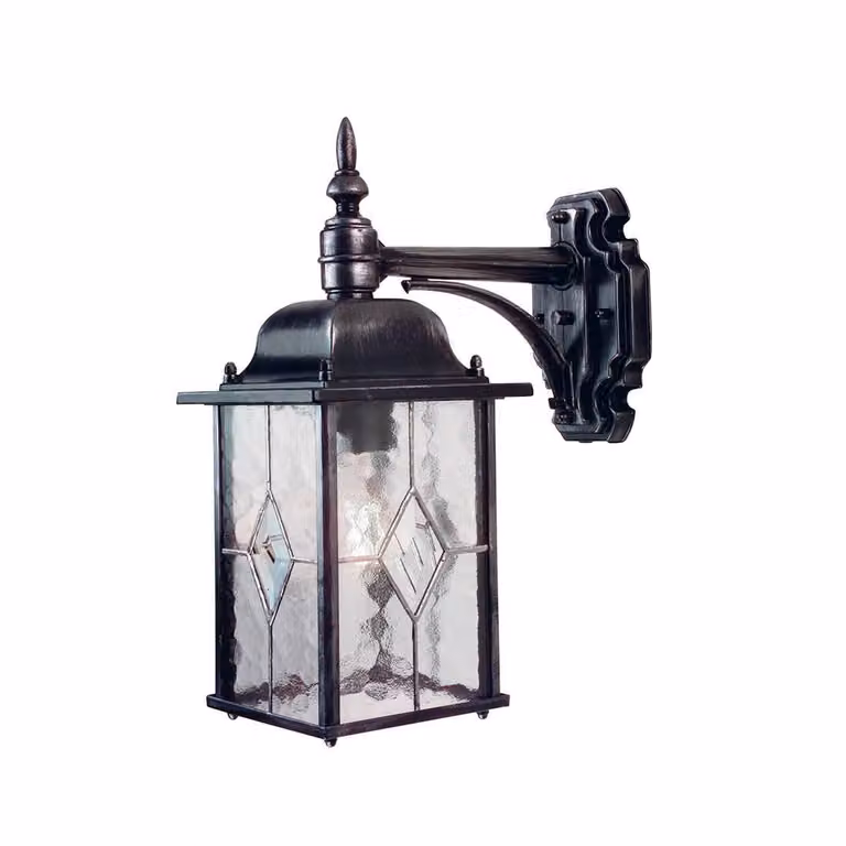 Lampada da parete per esterni nera E27 60W Wexford Elstead