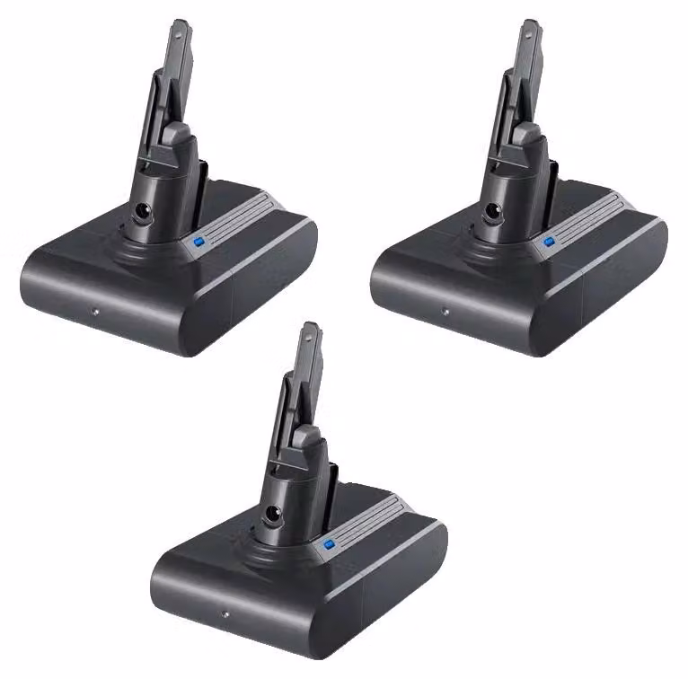Batterie di ricambio, 21,6V, agli ioni di litio, capacità 9800mAh, modello V7, 21,6V, confezione da 3 pezzi