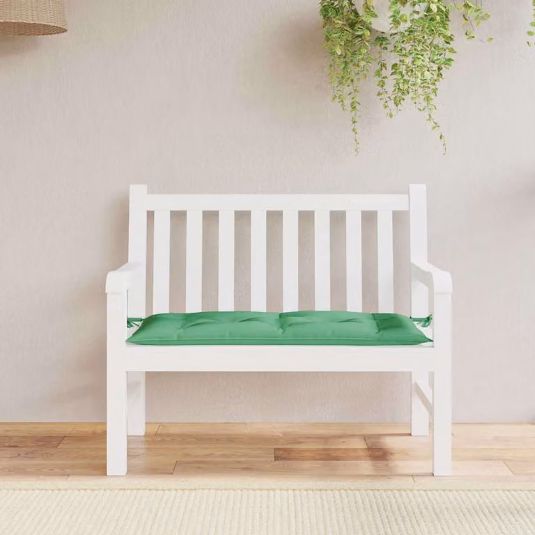 Cuscino per panca vidaXL verde in tessuto Oxford impermeabile e traspirante L/P/H: 100 x 50 x 7 cm