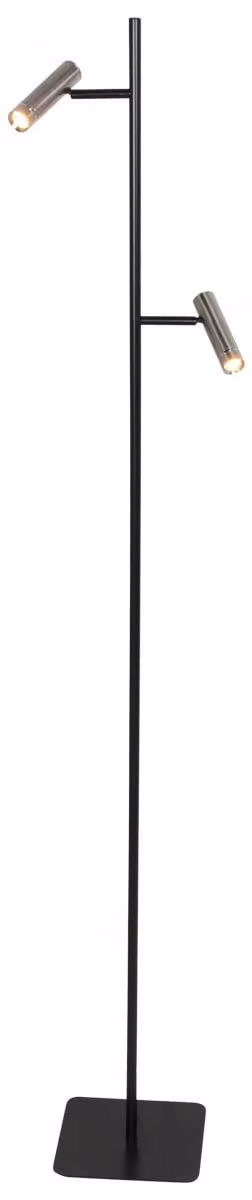 Lampada da terra - acciaio nero - Lumo -  metallo - lampada di design - LED - 4608ST - Mexlite