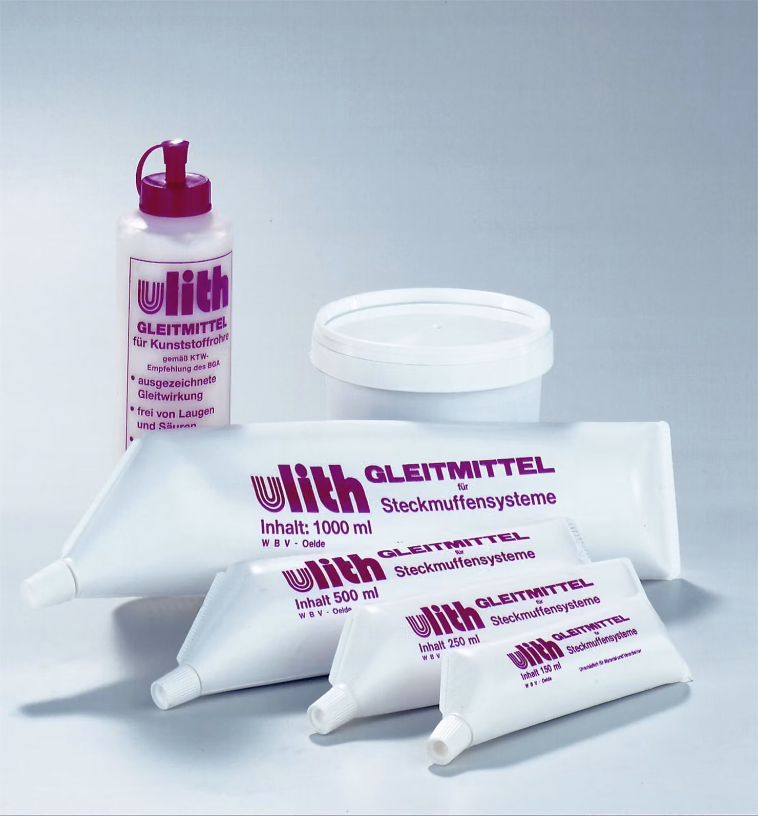 Lubrificante Ulith per sistemi di prese tubo da 500 ml